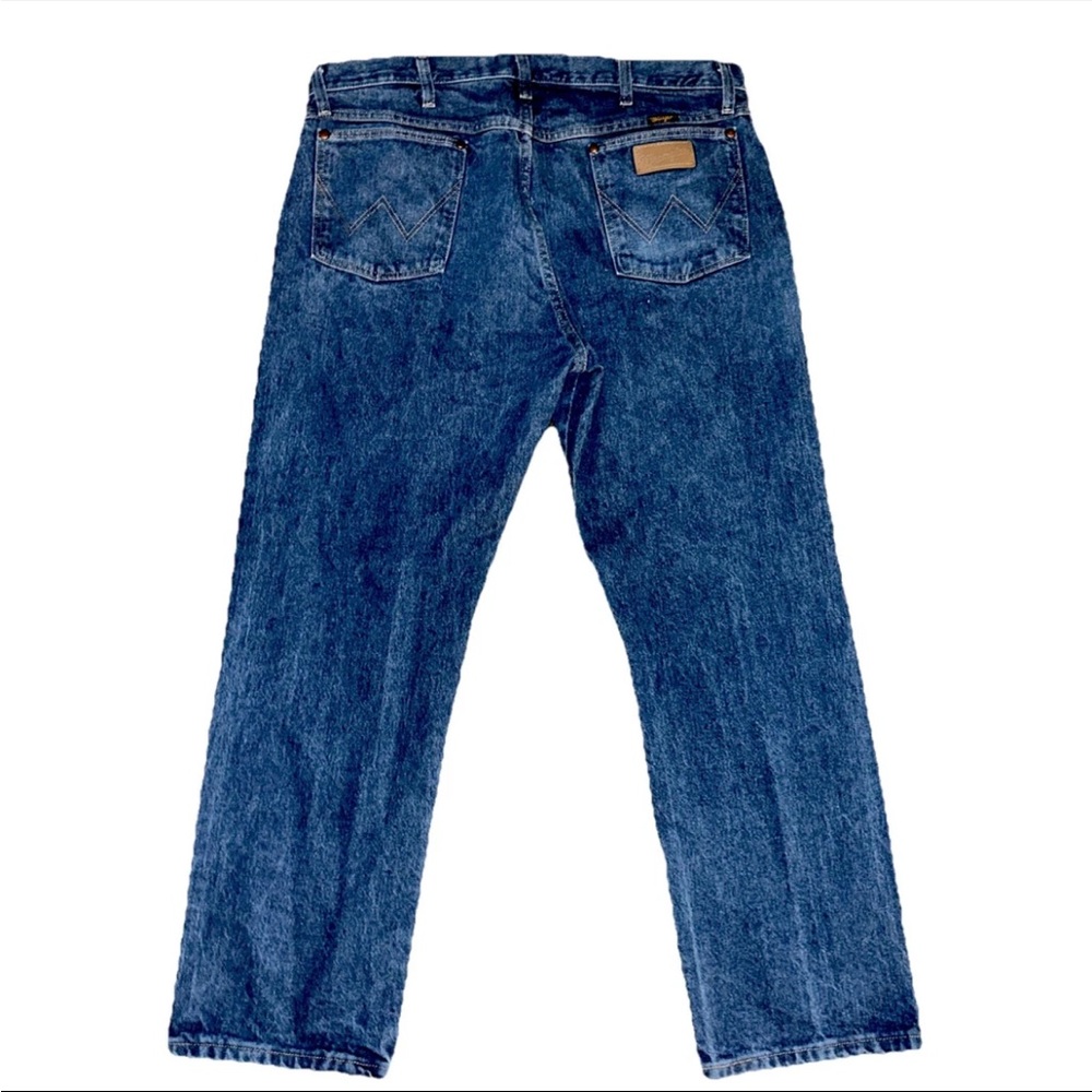 Wrangler Retro Jeans Mens 38x30 Blue Relaxed Boot Cut Denim Cowboy Western Rodeo